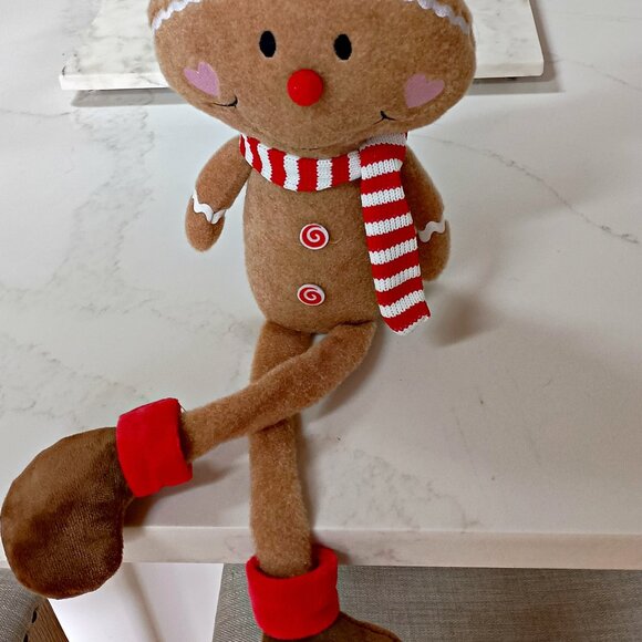 NEW! DARLING WEIGHTED GINGERBREAD BAKER DOLL - Picture 3 of 6
